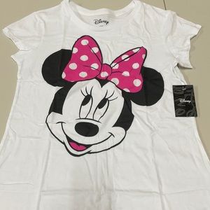Disney Minnie Mouse face tshirt tee top XL